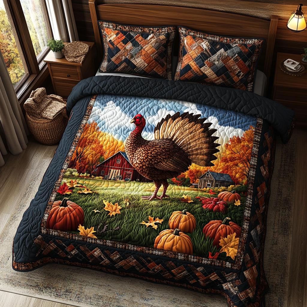 Turkey Trot WJ0708115CL Duvet Cover Set