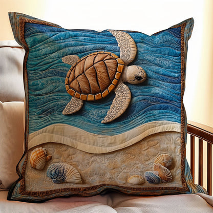 Turtle Sea WX0303148CL Quilt Pillow Case