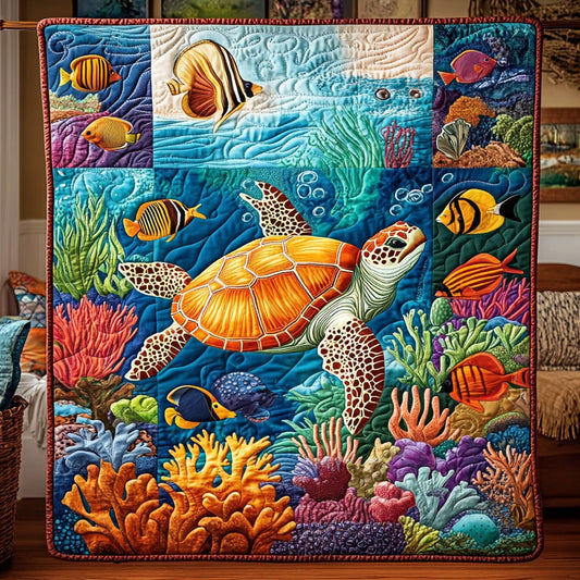 Underwater Life WY0708093CL Quilt