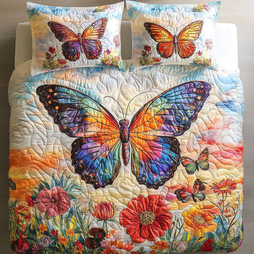 Vibrant Butterfly WU2502026CL Duvet Cover Set