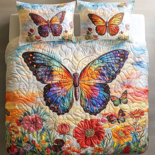 Vibrant Butterfly WU2502026CL Duvet Cover Set