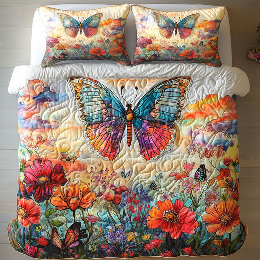 Vibrant Butterfly WU2502027CL Duvet Cover Set