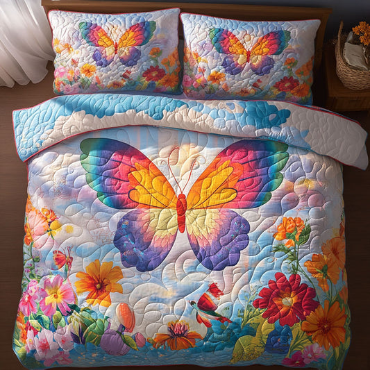 Vibrant Butterfly WU2502035CL Duvet Cover Set