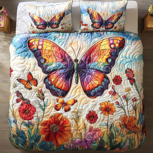 Vibrant Butterfly WU2502043CL Duvet Cover Set