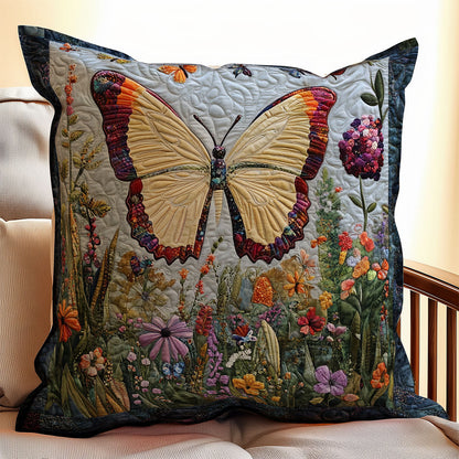 Vibrant Butterfly WX0303149CL Quilt Pillow Case