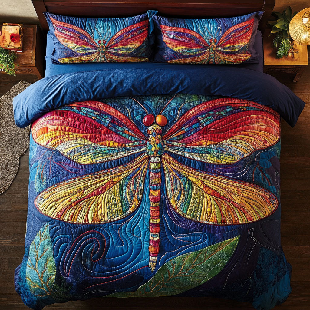 Vibrant Dragonfly WU2402055CL Duvet Cover Set