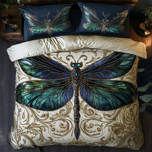 Vintage Dragonfly WU2402056CL Duvet Cover Set