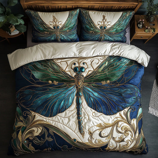 Vintage Dragonfly WU2402057CL Duvet Cover Set