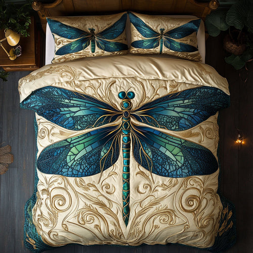 Vintage Dragonfly WU2402061CL Duvet Cover Set