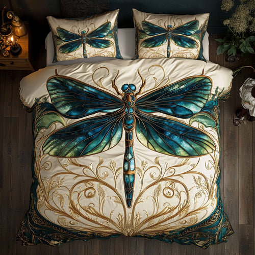 Vintage Dragonfly WU2402062CL Duvet Cover Set