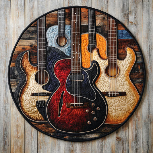 Vintage Guitars WU2103109CL Quilted Round Mat