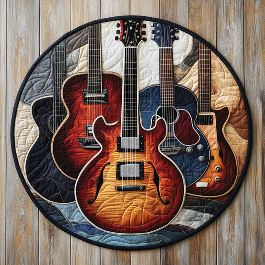 Vintage Guitars WU2103110CL Quilted Round Mat