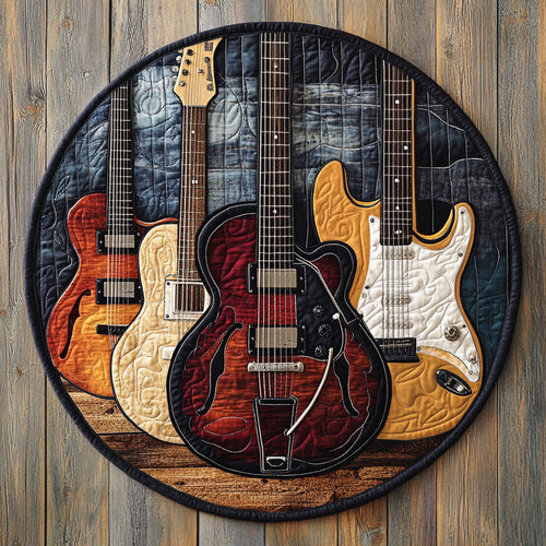 Vintage Guitars WU2103111CL Quilted Round Mat