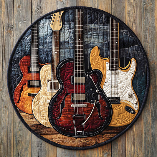 Vintage Guitars WU2103111CL Quilted Round Mat