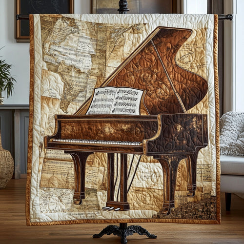 Vintage Piano WU0401108CL Quilt