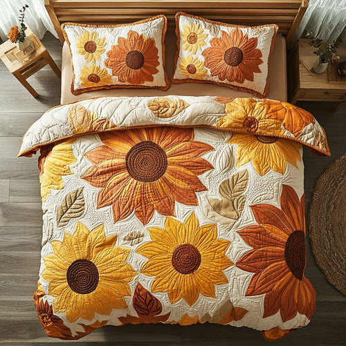 Vintage Sunflower Patchwork WU2802094CL Duvet Cover Set