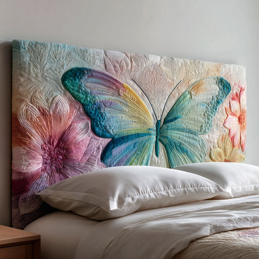 Watercolor Wings WJ1912010CL Quilted Headboard Slipcover