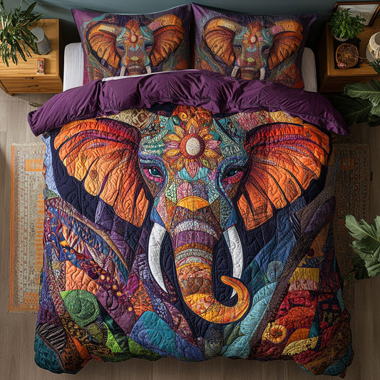 Whimsical Elephant WU1102035CL Duvet Cover Set