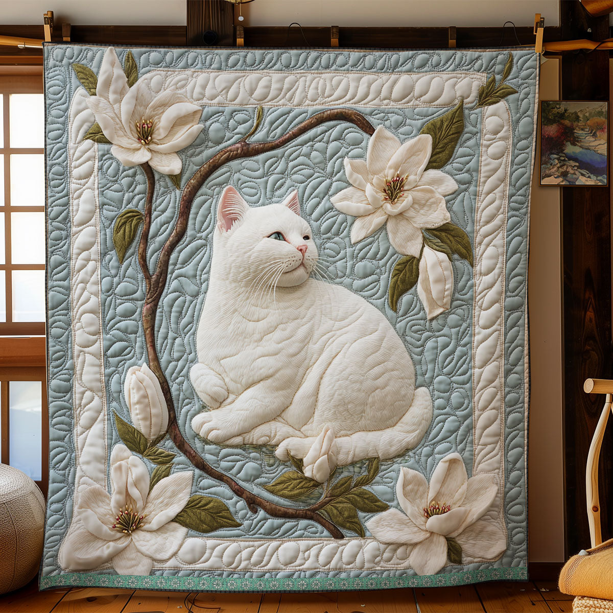 White Cat Magnolia WX2103035CL Quilt